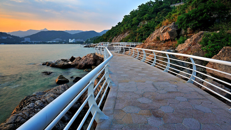 盐田海滨栈道S弯海景