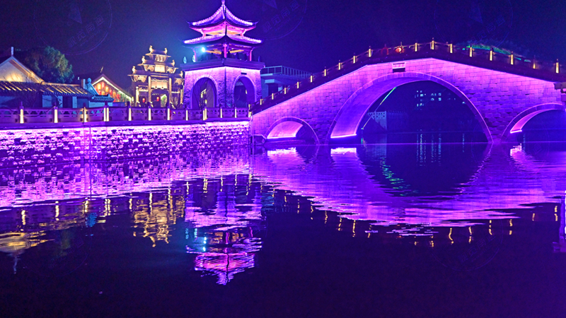 栟茶古镇夜景
