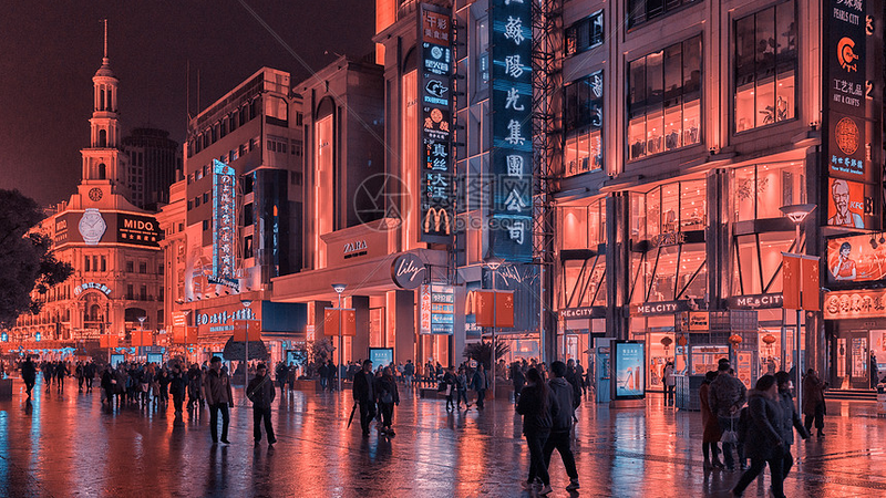 上海南京路步行街
