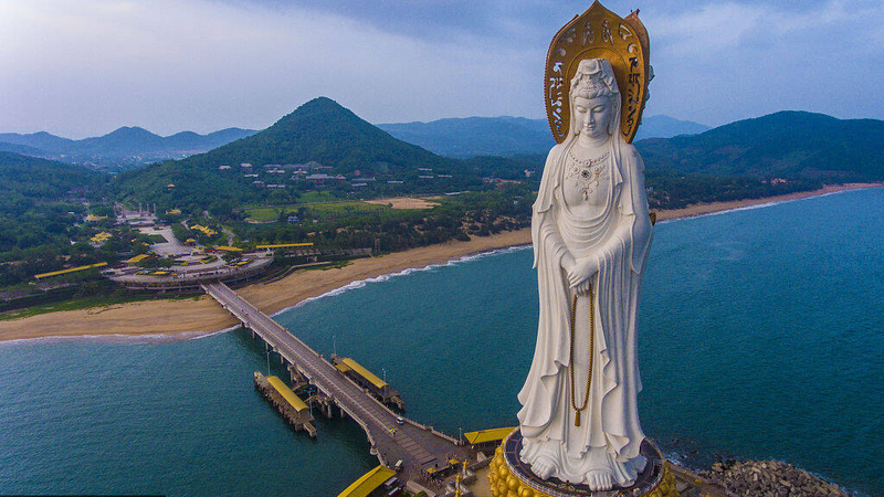 南山海上观音像