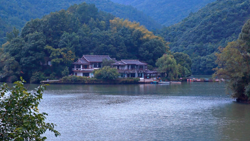 桐庐富春江全景